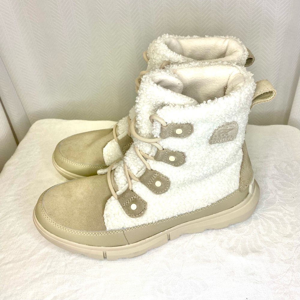 Reposhing Sorel Explorer II Joan Cozy Boot Ancient Fossil Sea Salt Women's 9.